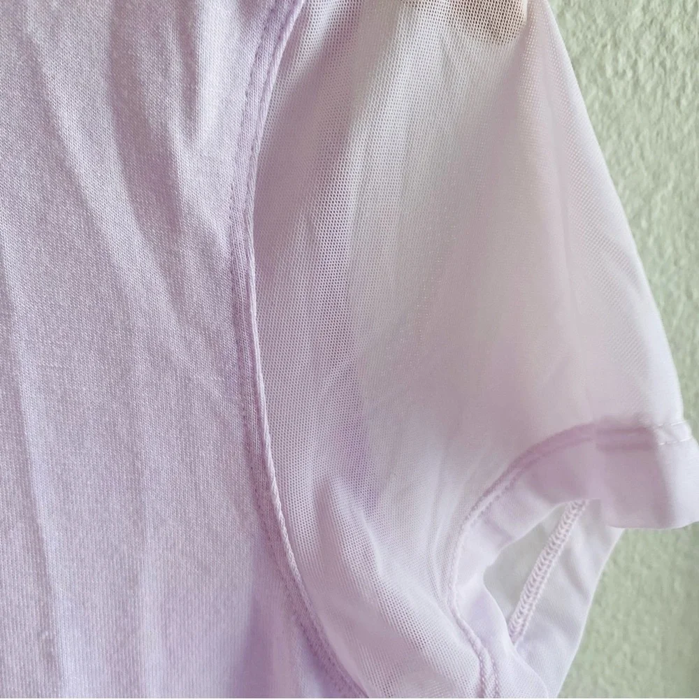 Athleta Cloudlight Hybrid Pink Tee Size Small - Picture 8 of 8